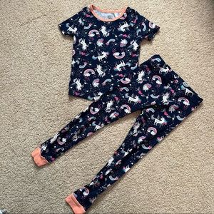 Girls Unicorn Pajamas Bundle - Size 6